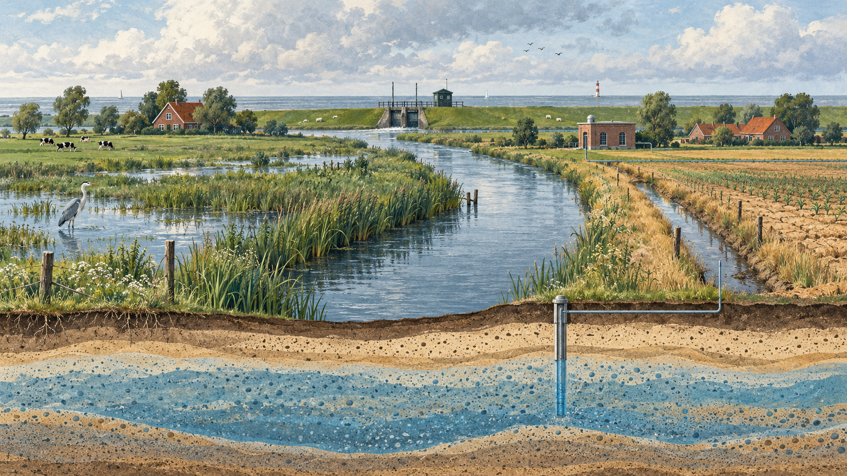Wasser in Ostfriesland